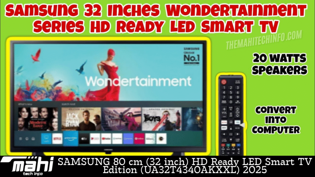 SAMSUNG 80 cm (32 inch) HD Ready LED Smart TV Edition (UA32T4340AKXXL) 2025