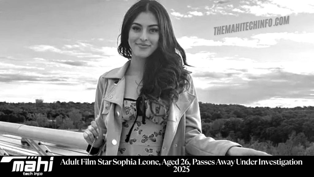 Adult Film Star Sophia Leone, Aged 26, Passes Away Under Investigation 2025