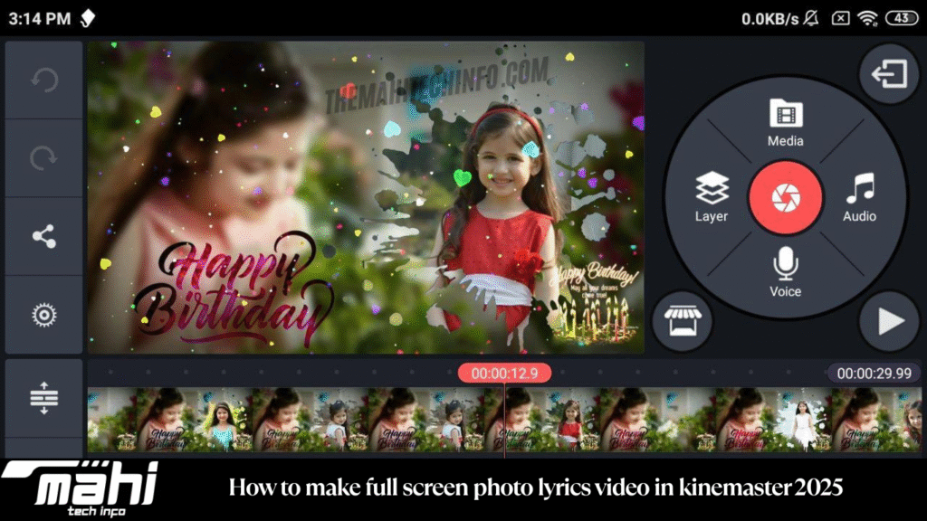 How to make full screen photo lyrics video in kinemaster 2025 How to make full screen photo lyrics video in kinemaster 2025